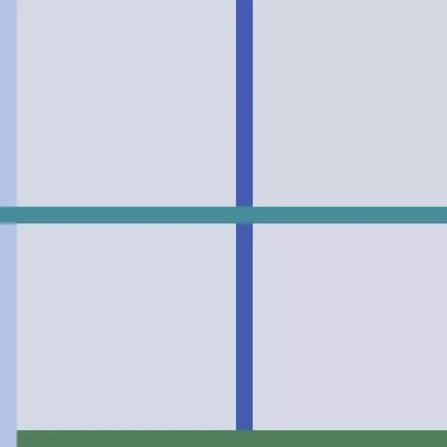 Dekovorhang Checkered Pattern Blue Green