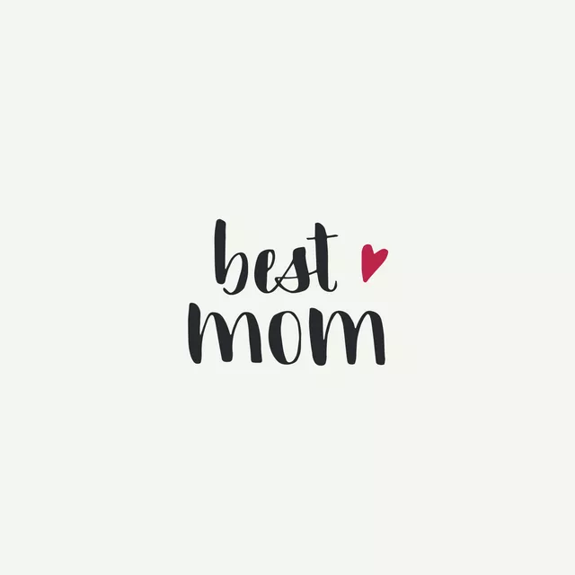 Kissen Best Mom offwhite