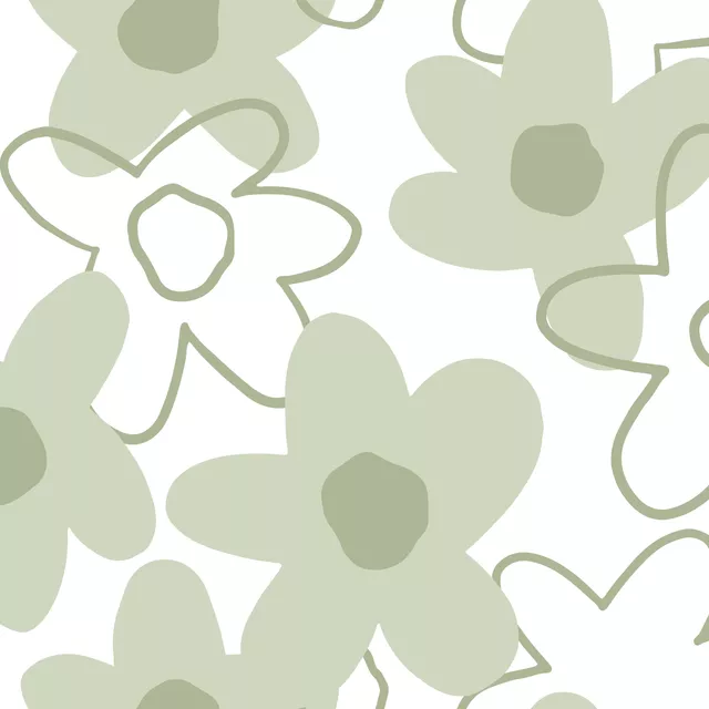 Bodenkissen Spring Flower Pattern