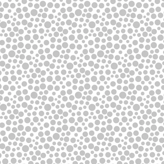 Dekovorhang Grey Grey Dots