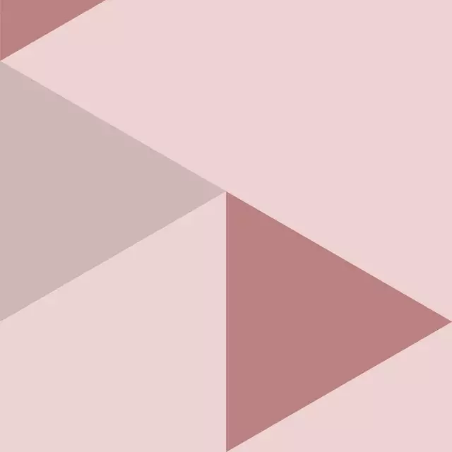 Servietten geometric triangle blush