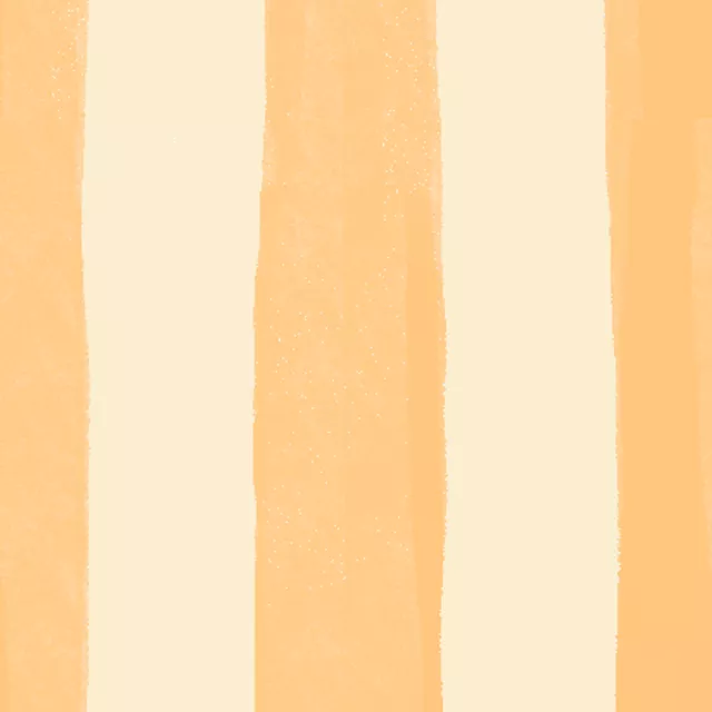 Bettwäsche Streifen Orange Gelb