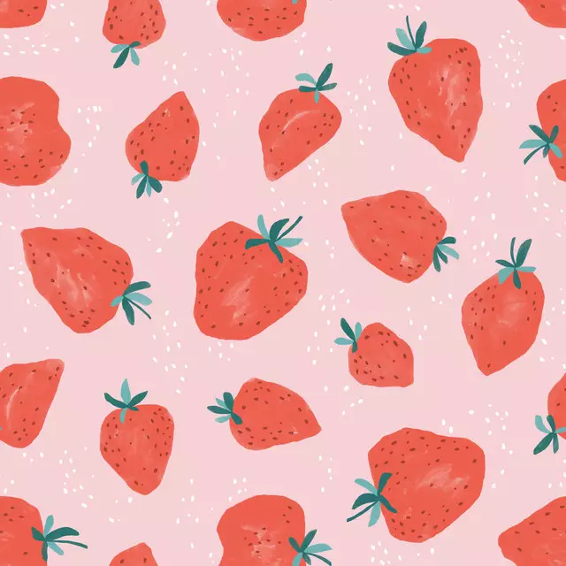 Kissen Erdbeeren 1
