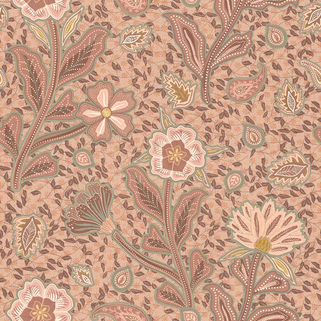 Bettwäsche Terracotta Rustic Florals