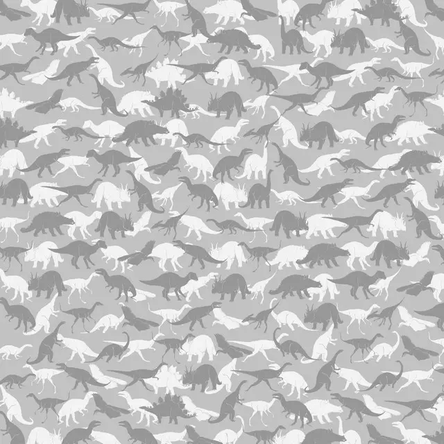 Bettwäsche Dinosaurier 03 Grau