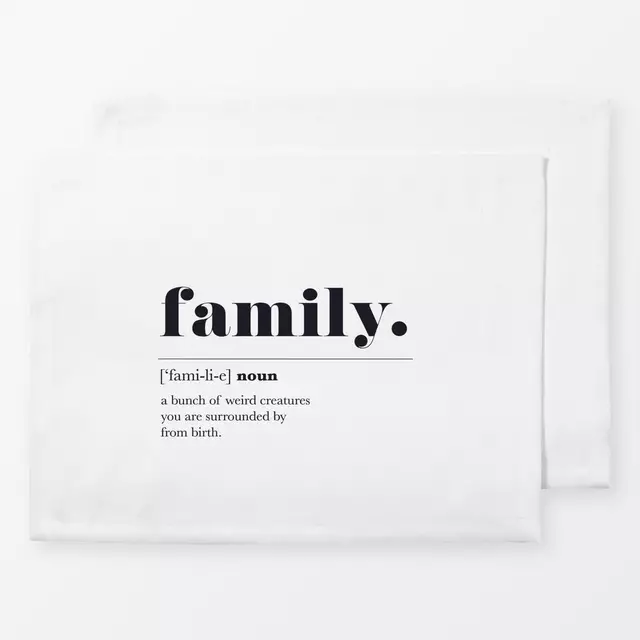 Tischset Family