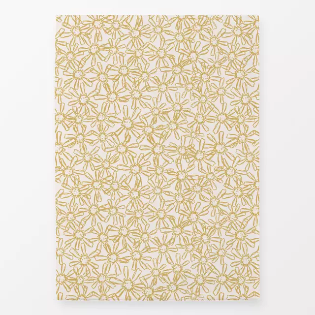 Geschirrtuch Floral Lace Mustard