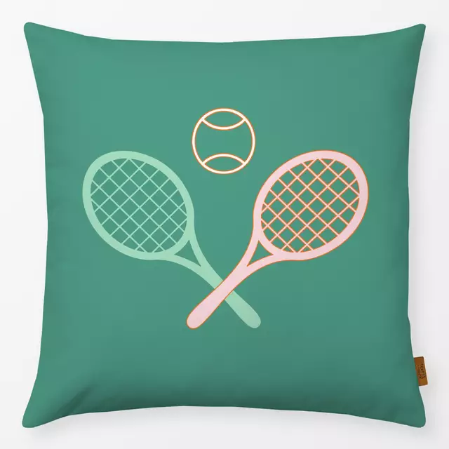 Kissen Vintage Tennis Spiel