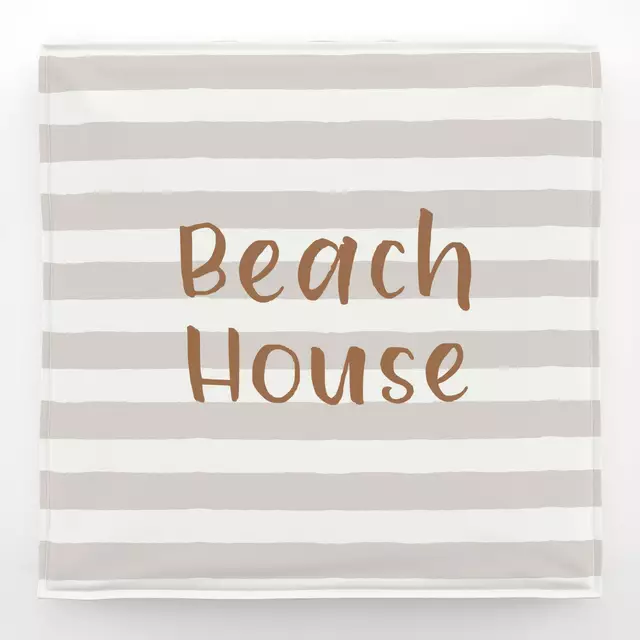 Beach House gestreift sand