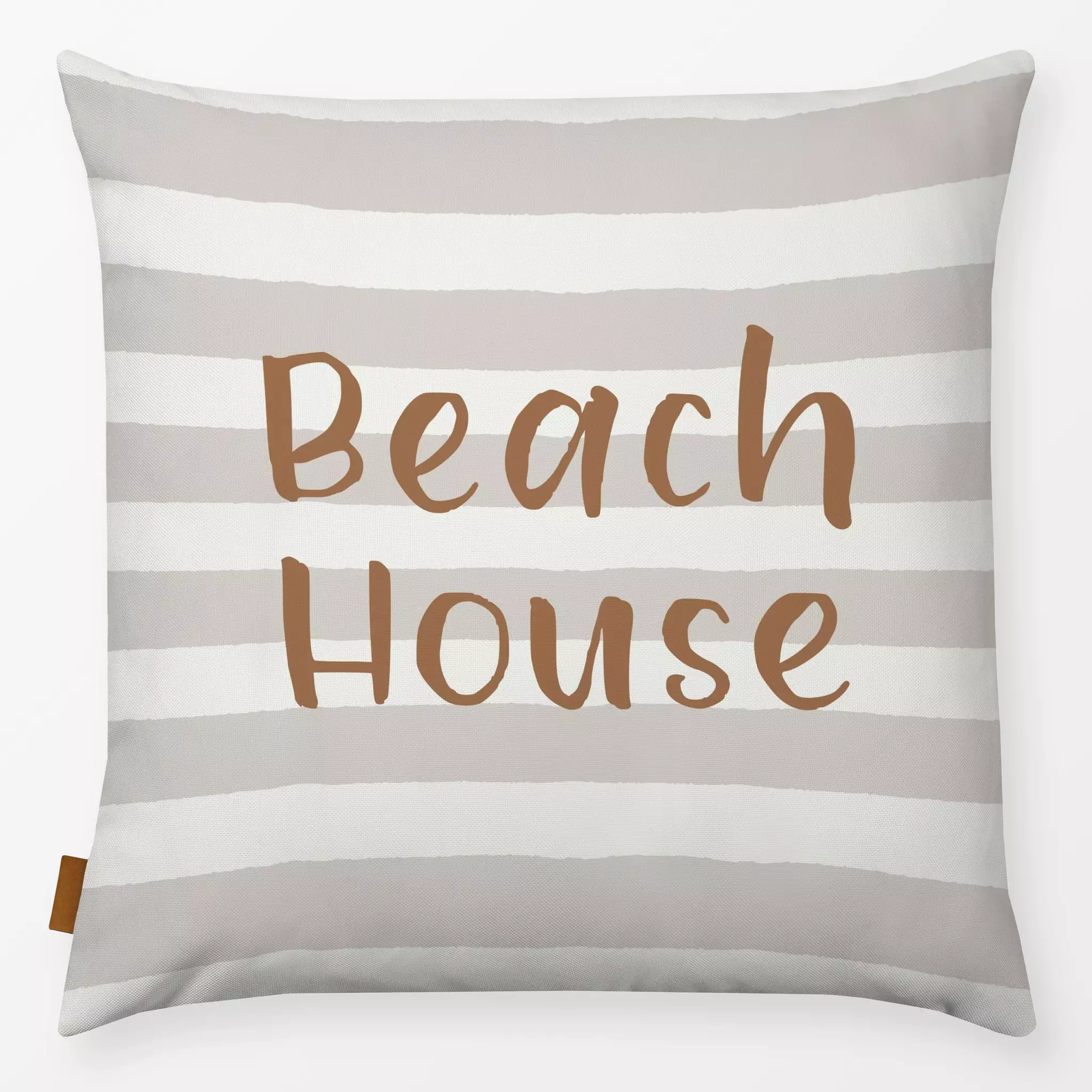 Kissen Beach House gestreift sand Beach House gestreift sand