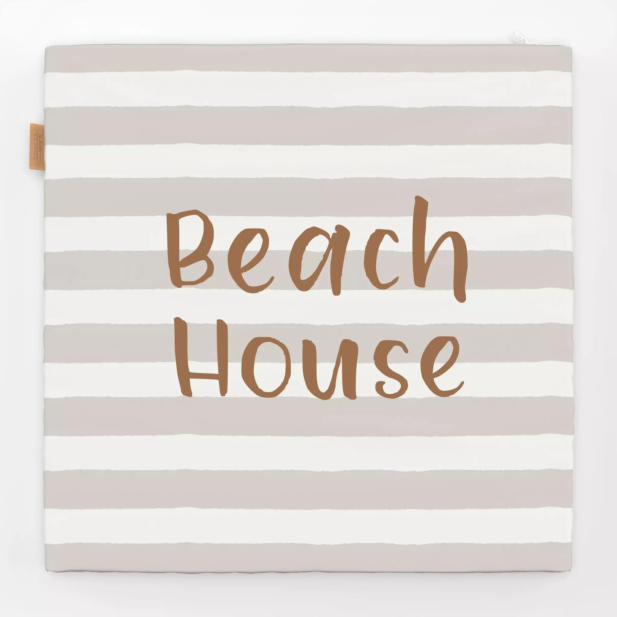 Sitzkissen Beach House gestreift sand Beach House gestreift sand