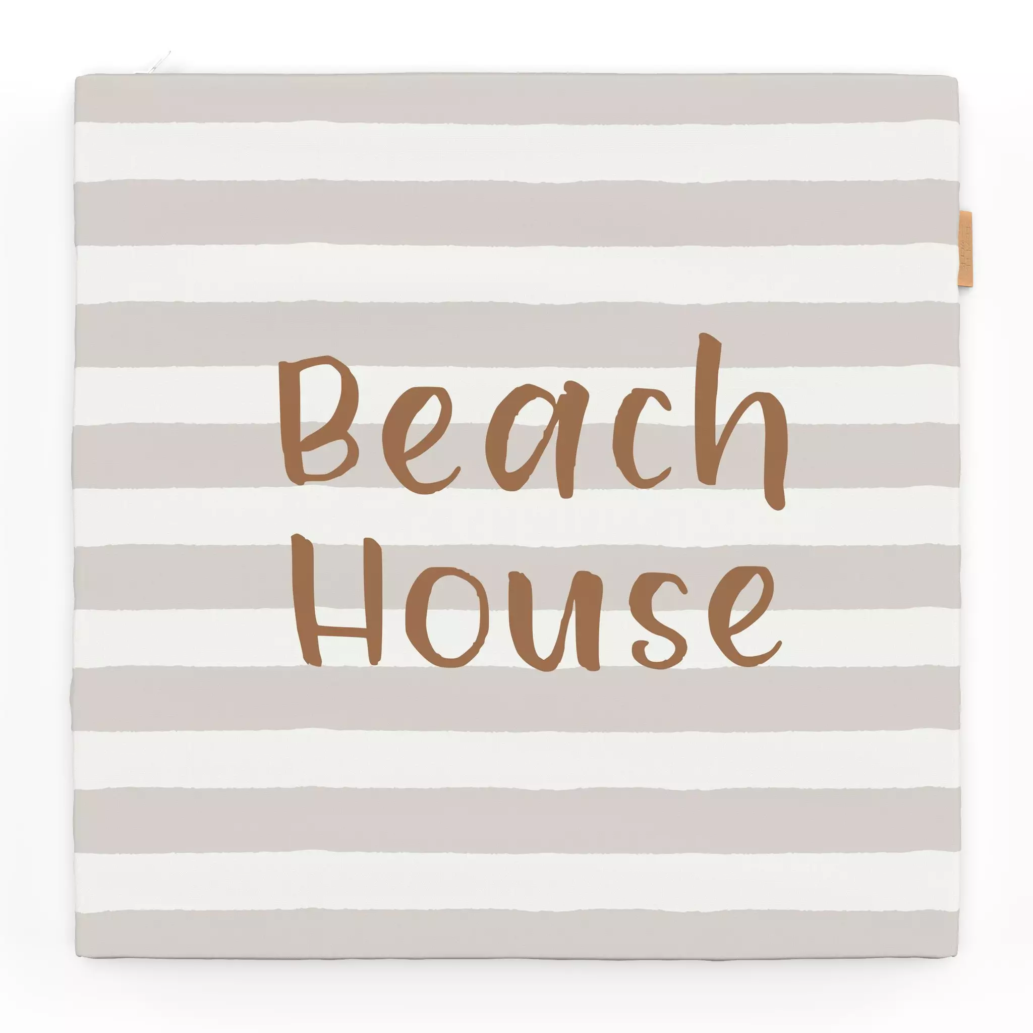 Sitzkissen Beach House gestreift sand Beach House gestreift sand