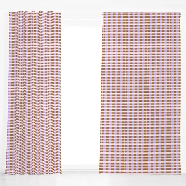 Dekovorhang Summer Check Lines