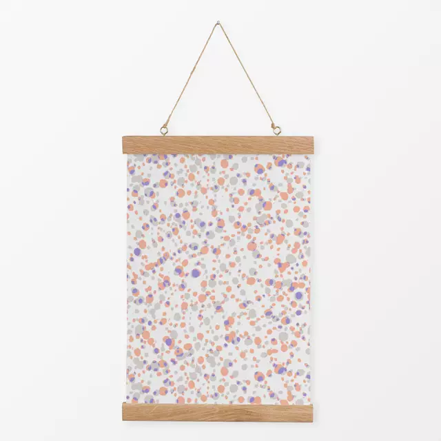 Textilposter Tiny Dots bunt