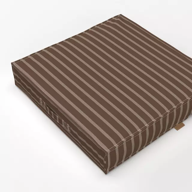 Bodenkissen Chocolate Stripes