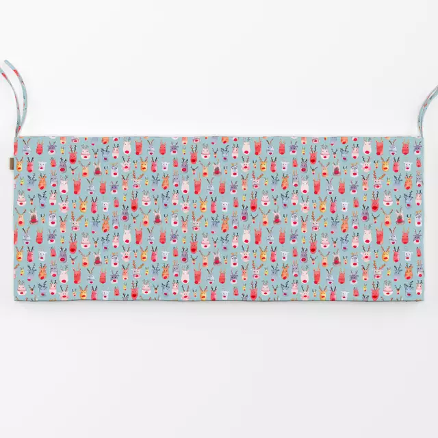 Bankauflage Winter Reindeers Kids Blue
