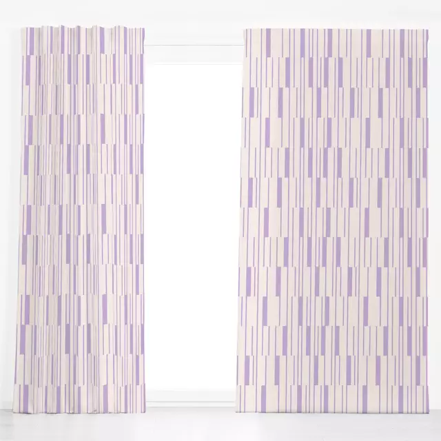 Dekovorhang Lines & Stripes | lavendel