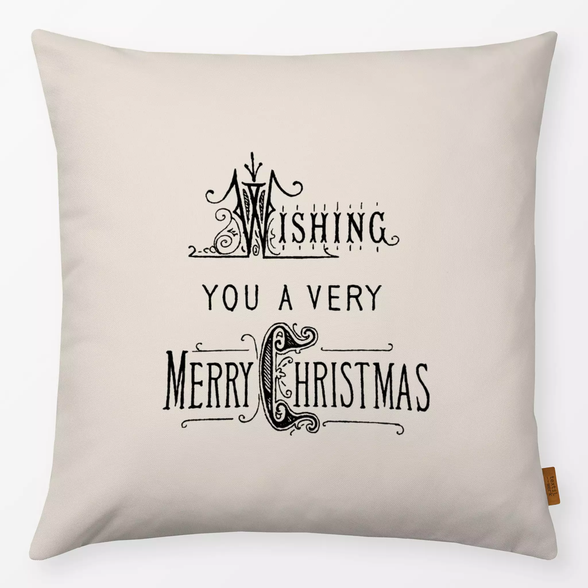 Kissen Wishing You A Merry Christmas Wishing You A Merry Christmas