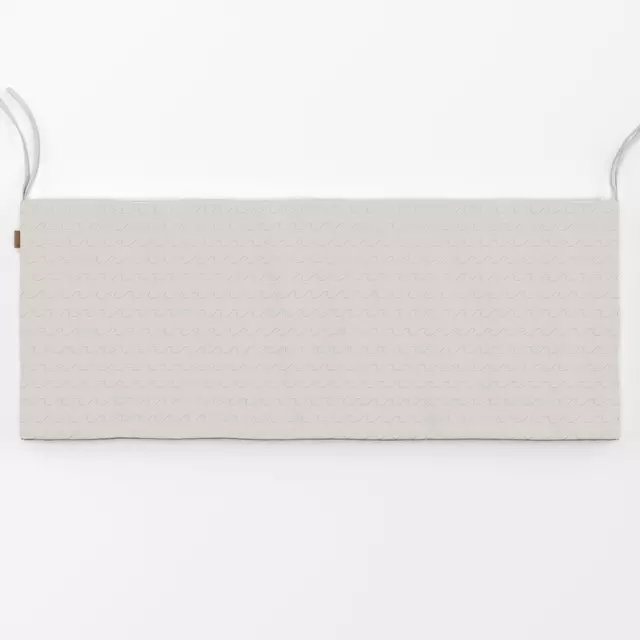 Bankauflage Wavy Lines sand beige