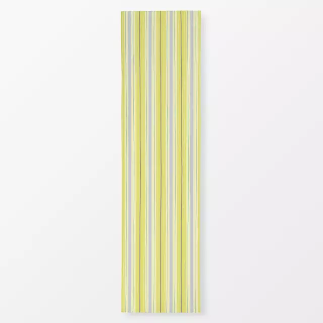Tischläufer Gestreift 03 gelb grau