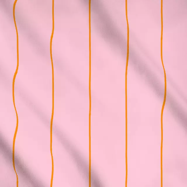 Meterware Streifen Pink Orange