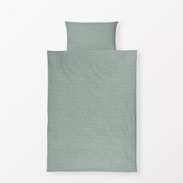 Bettwäsche Mini Streifen naturals green