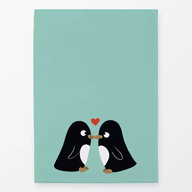 Geschirrtuch Pinguinlove