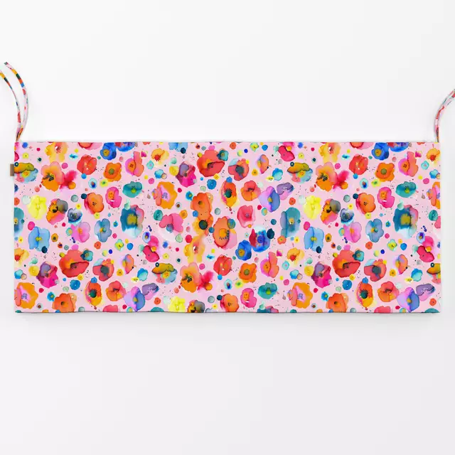 Bankauflage Naïve Spring Blumen