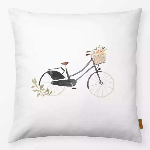 Kissen Flower Bike