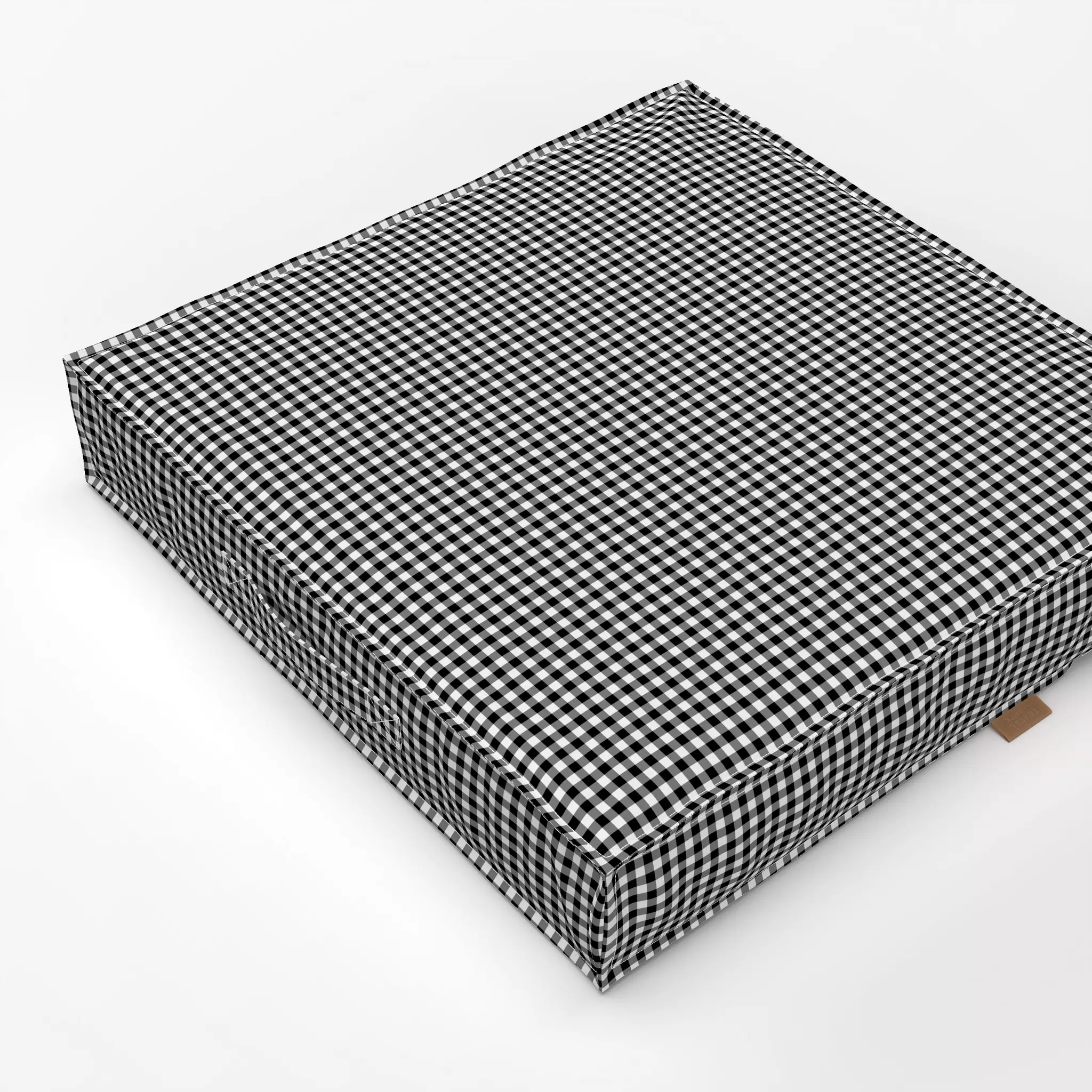 Bodenkissen Mini Checks Black and White Mini Checks Black and White