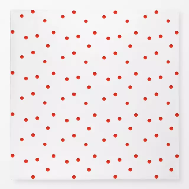 Tischdecke Little Dots Red Brown