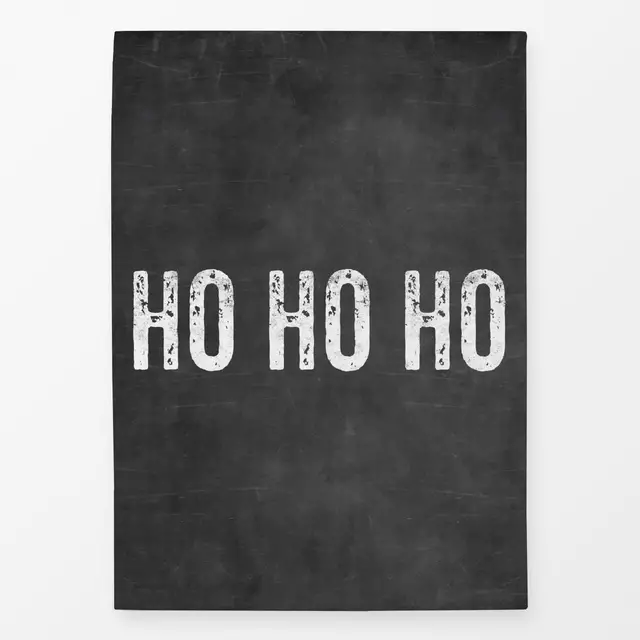Geschirrtuch Christmas Chalk Board Ho Ho Ho
