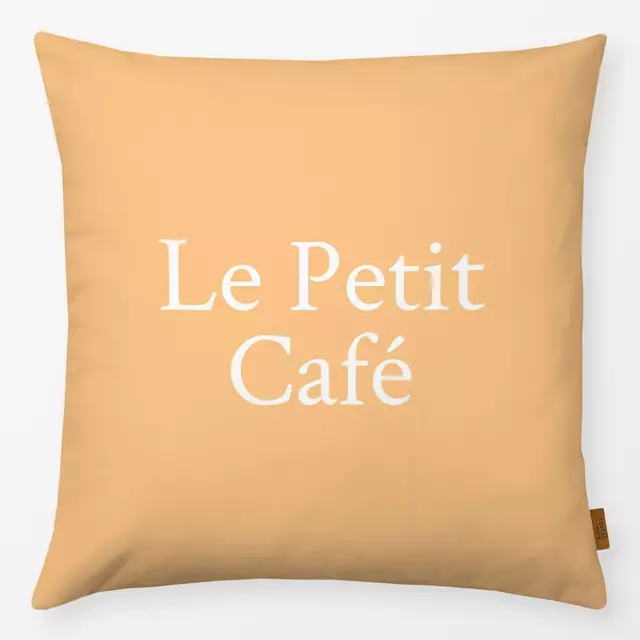 Kissen Vintage Le Petite Cafe Peach