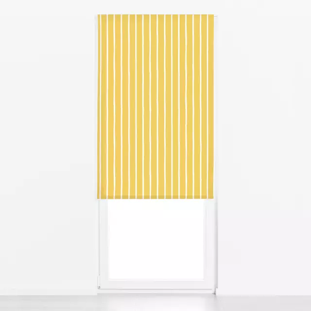 Raffrollo Scandinavian Stripe Yellow
