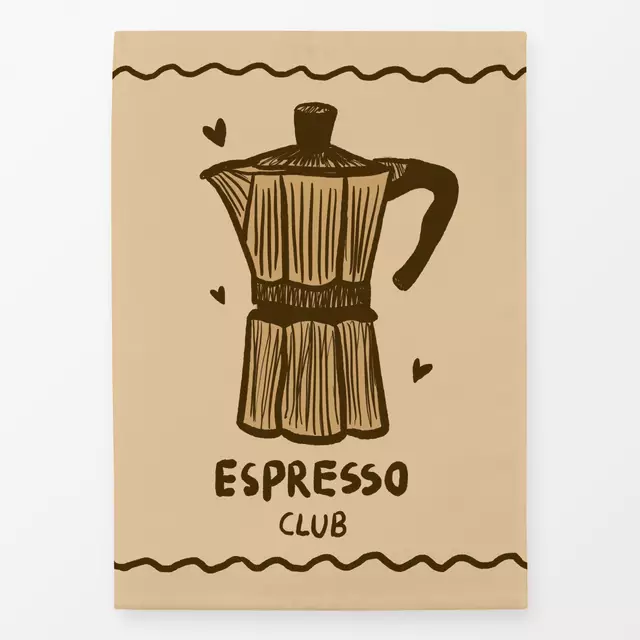 Geschirrtuch Espresso Club