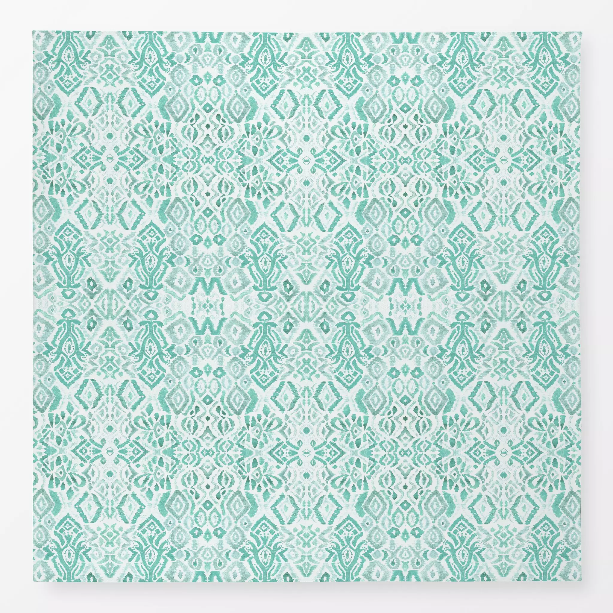 Tischdecke Boho Ikat Grun Boho Ikat Grun