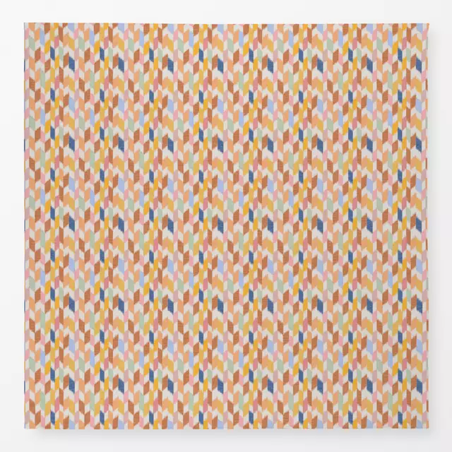 Tischdecke Rhomboid Ikat Colorful
