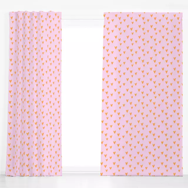 Dekovorhang Verliebt in rose