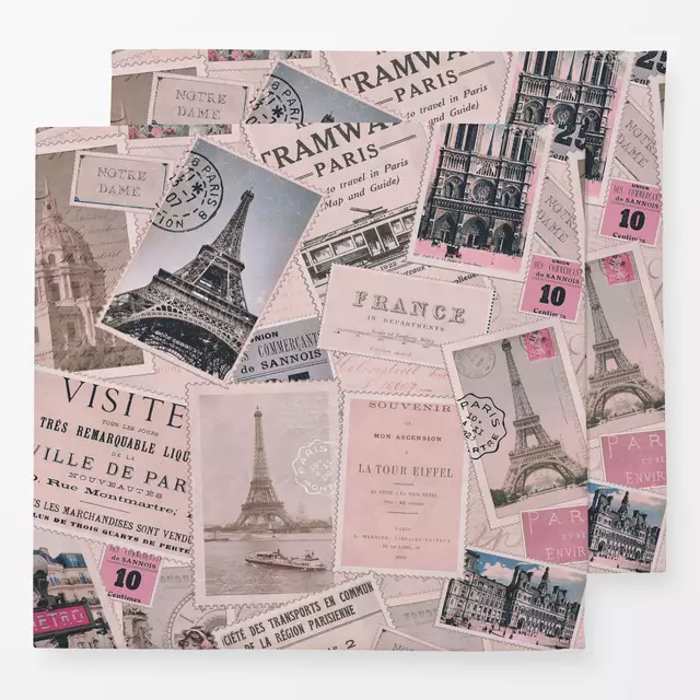 Servietten Vintage Trip To Paris