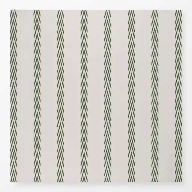 Tischdecke Stripes Ikat Green