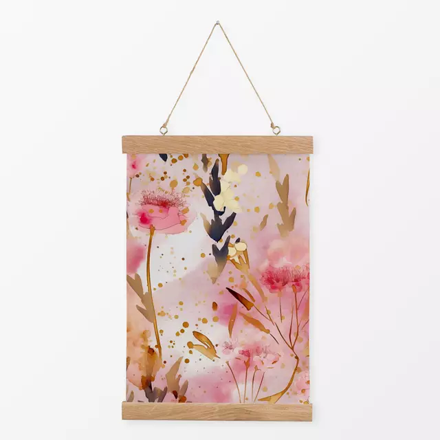 Textilposter Goldene Sommer Wiese 2