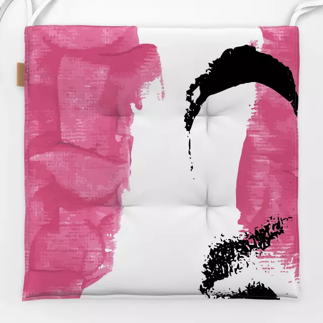 Sitzkissen Abstrakt Pink