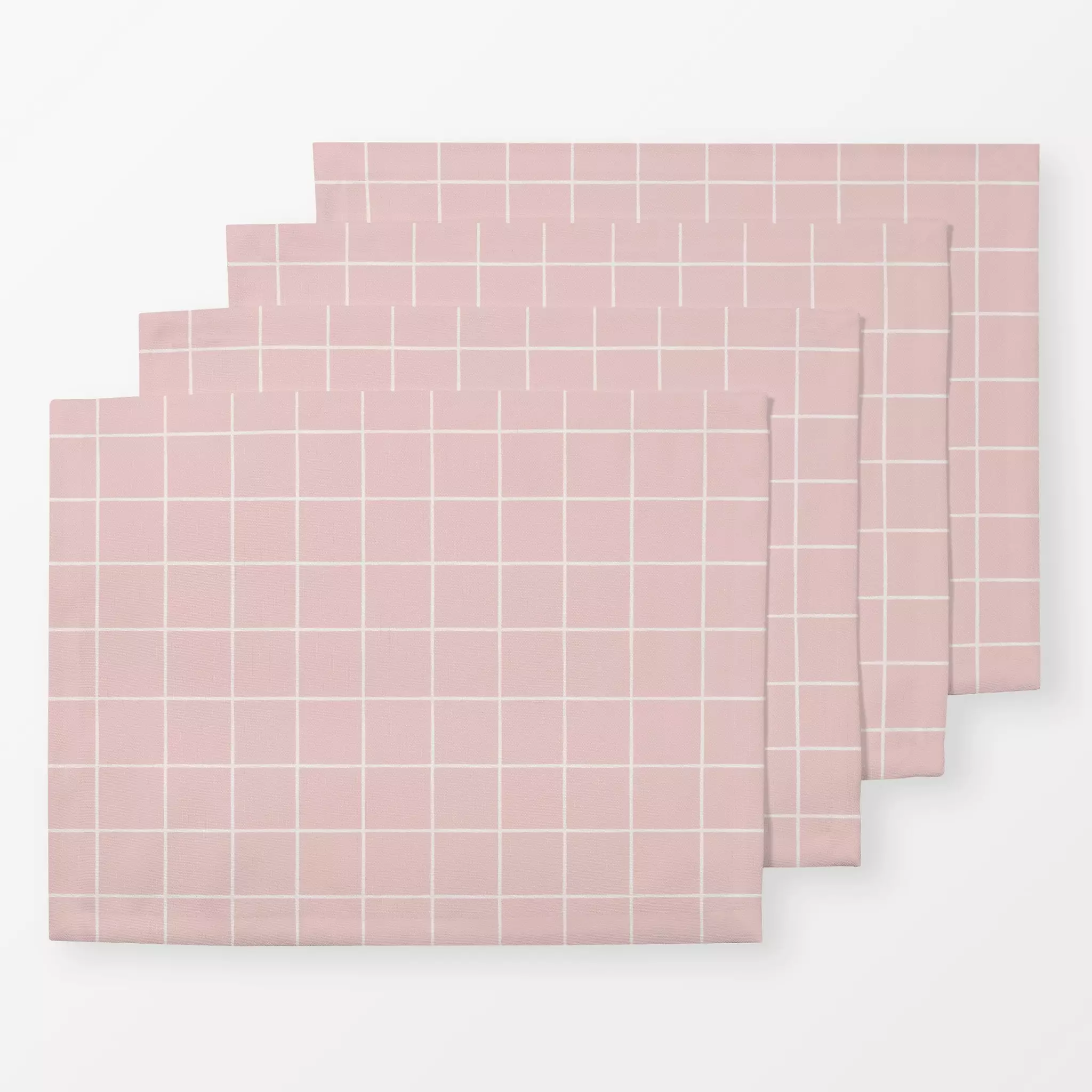 Tischset Thin Checks Rosé Thin Checks Rosé
