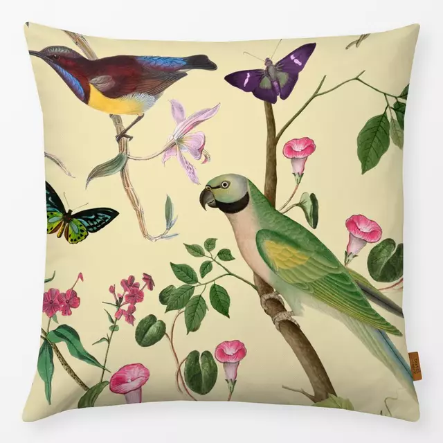 Kissen Nostalgic Spring Garden yellow