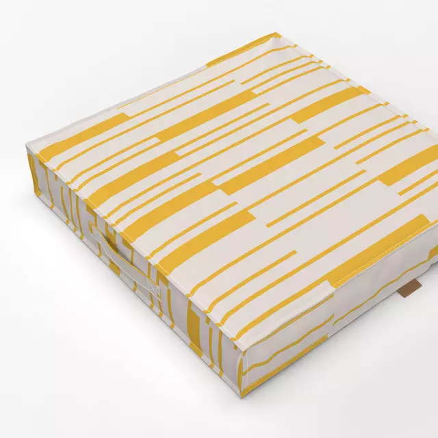 Bodenkissen Lines & Stripes | gelb