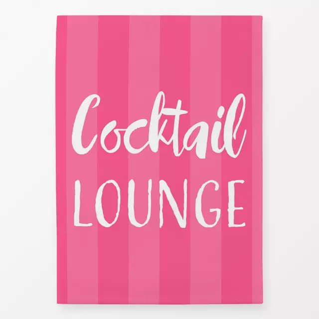 Geschirrtuch Pink Summer Cocktail Lounge