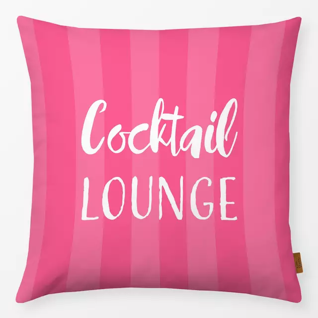 Kissen Pink Summer Cocktail Lounge