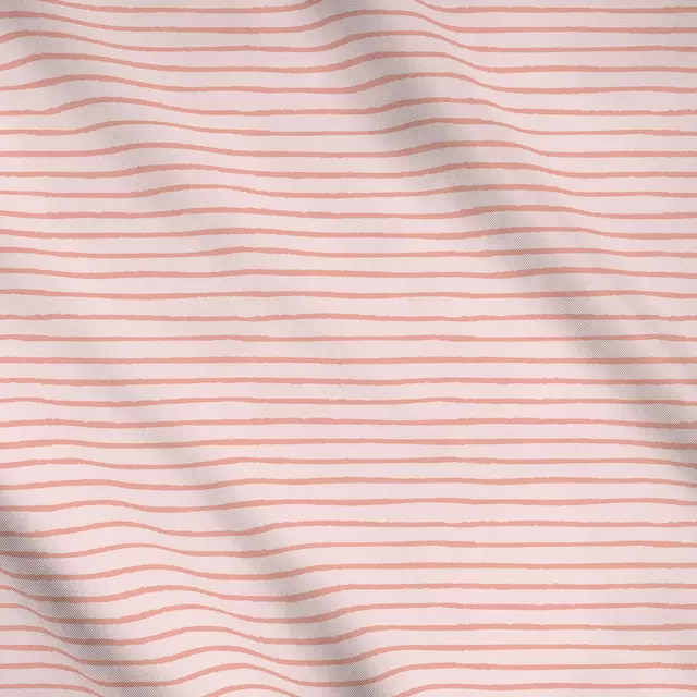 Meterware Stripes Streifen pink and rose