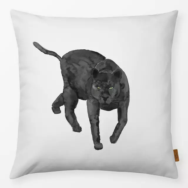 Kissen Black Jungle Panther