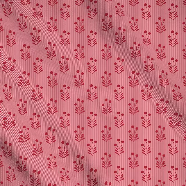 Meterware Scandi Flower on Strips